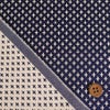 リバーシブル フクレジャガード生地 刺子風クロス柄(紺) 10cm単位 切り売り