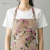 和柄コットン生地 ぼかし椿(ベージュ) 10cm単位 切り売り