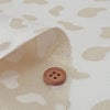 金襴生地(金らん) 干支の牛柄(白/金) 10cm単位 切り売り