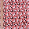 ちりめん生地・みけねこ(潤朱/うるみしゅ)