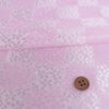 金襴生地(金らん) 桜市松(白/ピンク) 10cm単位 切り売り